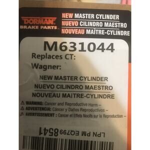 Dorman M631044 Brake Master Cylinder For Select 14-22 Ford Models